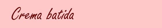 Crema batida